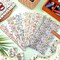 20 Pcs 10''x10'' Wildflower Quilting Fabric Square Wildflower Quiltted Fabric